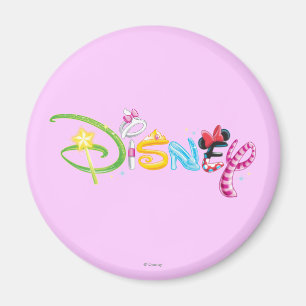 Disney Logo Girl Characters Magnet