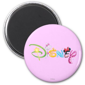 Disney Logo | Girl Characters Magnet by DisneyLogosLetters at Zazzle