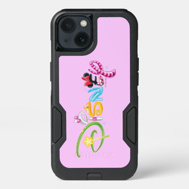 Disney Logo | Girl Characters Otterbox iPhone Case (Back)