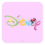 Disney Logo | Girl Characters Square Sticker
