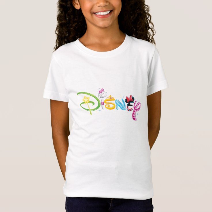 Disney Logo | Girl Characters T-Shirt | Zazzle