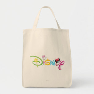 Disney Logo Girl Characters Tote Bag