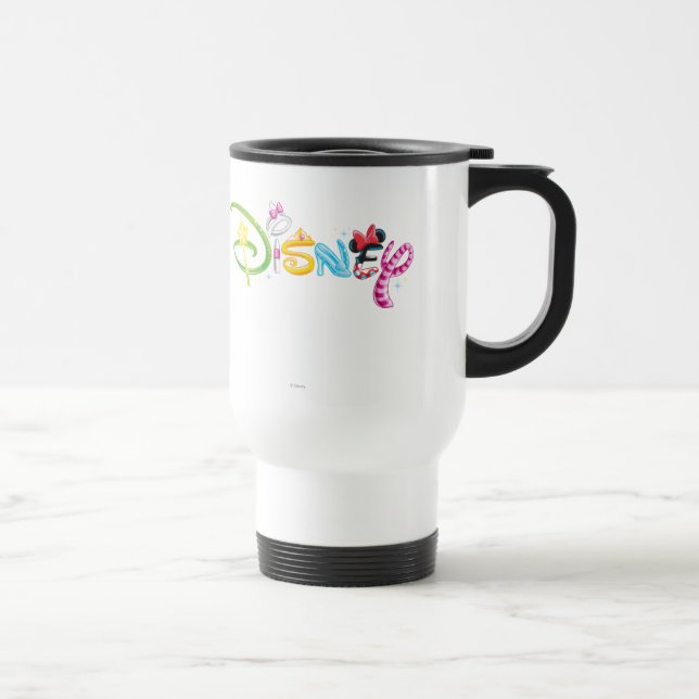 Disney Logo | Girl Characters Travel Mug (Right)