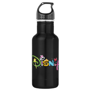 Disney Logo   Girl Characters Water Bottle