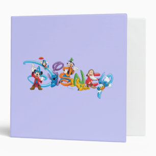 Disney Logo   Mickey and Friends Binder