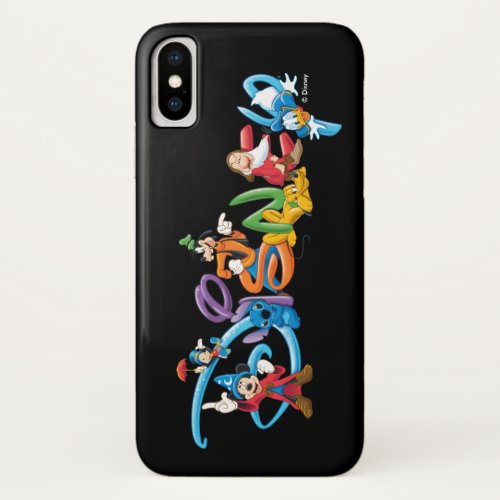 Disney Logo  Mickey and Friends iPhone XS Case