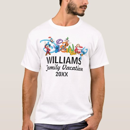 Disney Logo | Mickey and Friends - Family Vacation T-Shirt