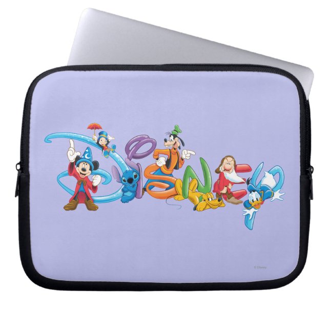 Disney Logo | Mickey and Friends Laptop Sleeve (Front)