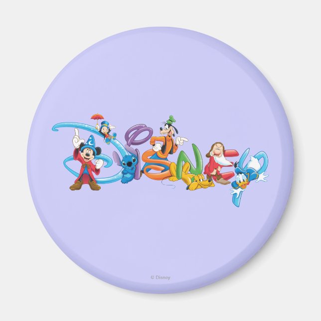 Disney Logo | Mickey and Friends Magnet (Front)