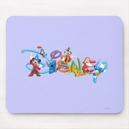 Disney Logo Mickey and Friends Mouse Pad