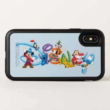 Disney Logo | Mickey And Friends Otterbox Symmetry Iphone X Case by DisneyLogosLetters at Zazzle