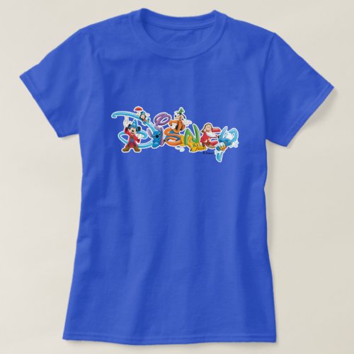 Disney Logo  Mickey and Friends Tie_Dye T_Shirt