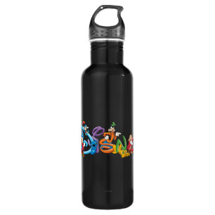 Disney Logo Mickey and Friends Water Bottle