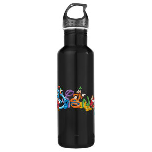 Disney Logo   Mickey and Friends Water Bottle