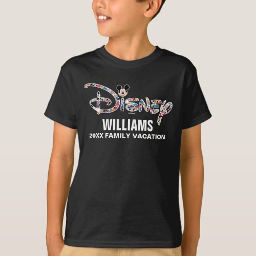 Disney Logo  Mickey  Friends _ Family Vacation T_Shirt