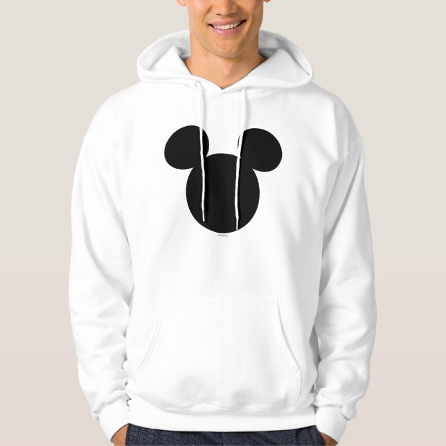 Disney Logo | Mickey Mouse Silhouette  Hoodie (Front)