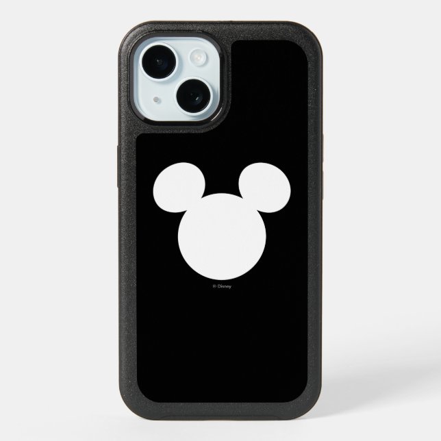Disney Logo | Mickey Mouse Silhouette  iPhone 15 Case (Back)