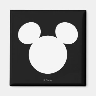 Disney Logo Mickey Mouse Silhouette Magnet