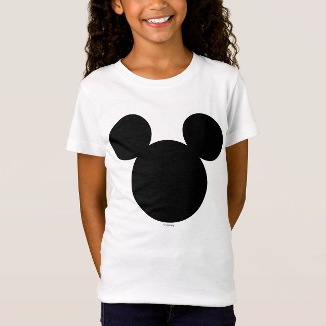 Disney Logo | Mickey Mouse Silhouette  T-Shirt (Front)