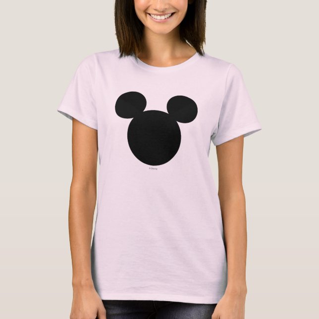Disney Logo | Mickey Mouse Silhouette  T-Shirt (Front)
