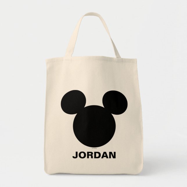 Disney Logo | Mickey Mouse Silhouette  Tote Bag (Front)