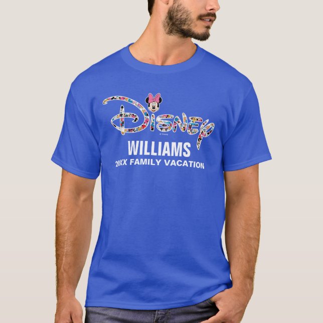 Disney Logo | Minnie & Friends - Family Vacation T-Shirt (Front)