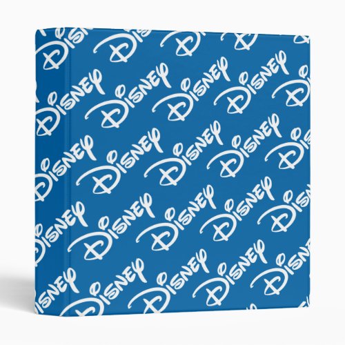 Disney Logo Pattern 3 Ring Binder