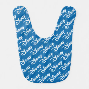 Disney Logo Pattern Baby Bib