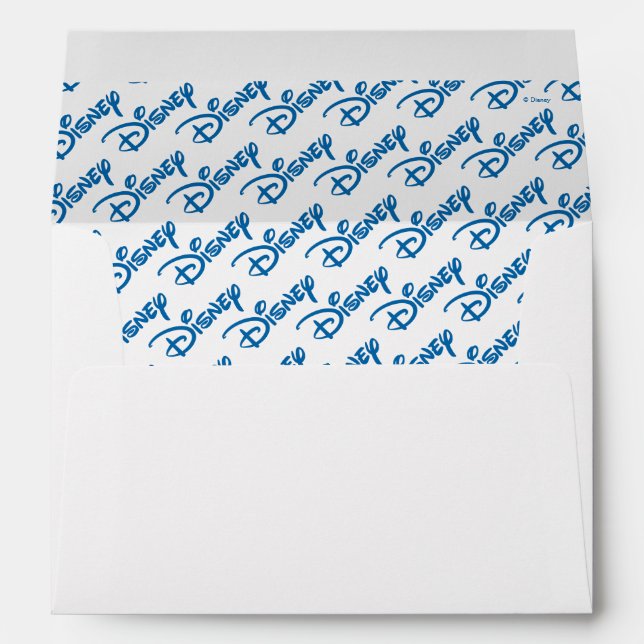 Disney Logo Pattern Envelope (Back (Bottom))