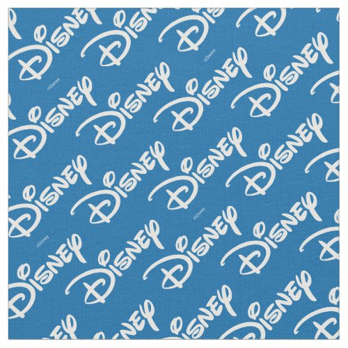 Disney Logo Pattern Fabric