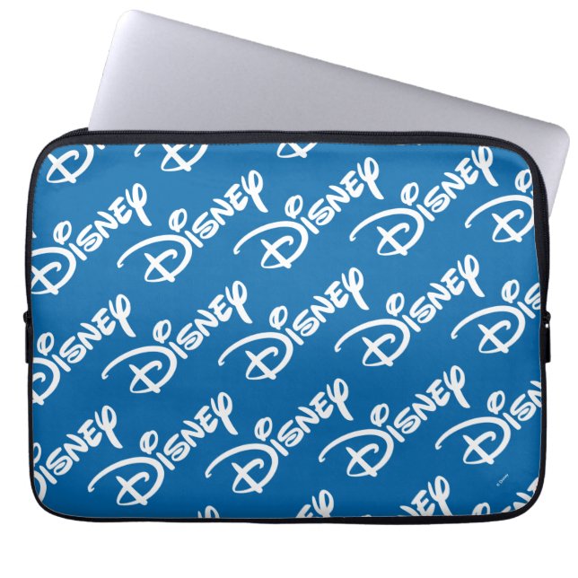 Disney Logo Pattern Laptop Sleeve (Front)