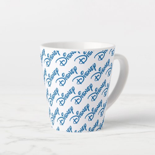 Disney Logo Pattern Latte Mug