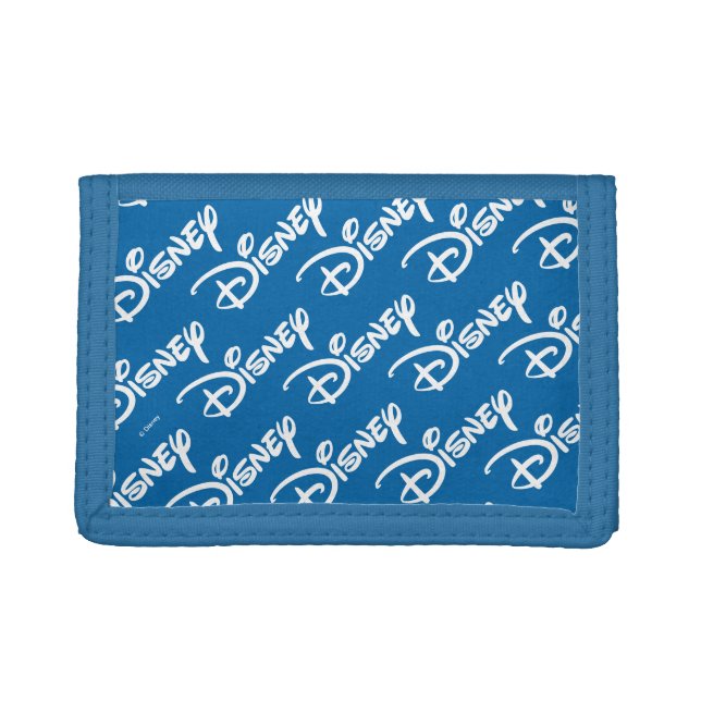 Disney Logo Pattern Tri-fold Wallet (Front)