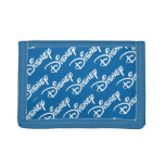 Disney Logo Pattern Trifold Wallet