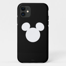 Disney Logo | White Mickey Icon iPhone 11 Case