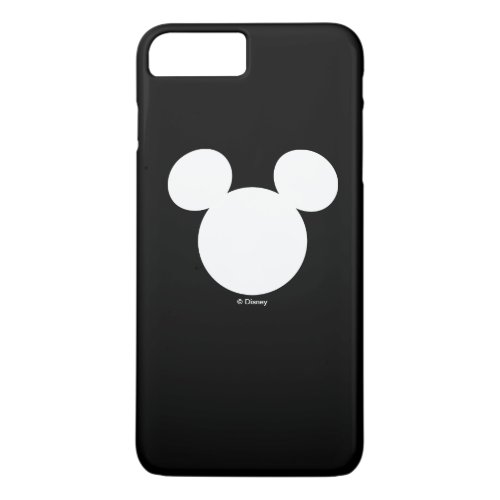 Disney Logo  White Mickey Icon iPhone 8 Plus7 Plus Case