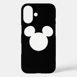 Disney Logo | White Mickey Icon iPhone 16 Case