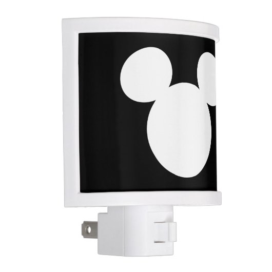 Disney Logo | White Mickey Icon Night Light (Right)