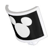 Disney Logo | White Mickey Icon Night Light (Angled)
