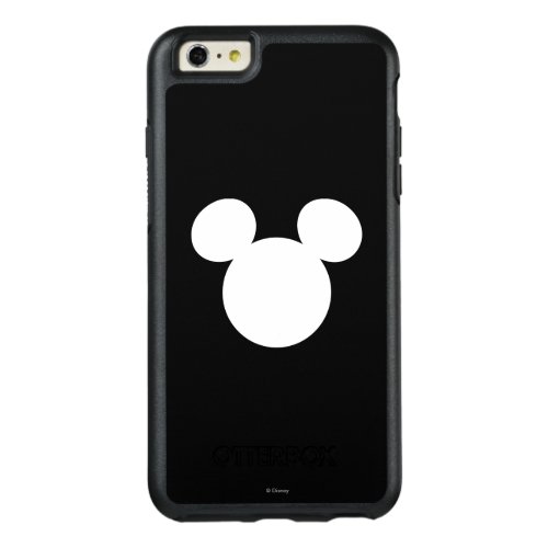 Disney Logo  White Mickey Icon OtterBox iPhone 66s Plus Case