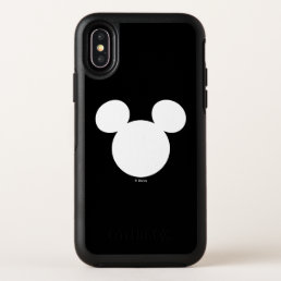 Disney Logo | White Mickey Icon OtterBox Symmetry iPhone X Case