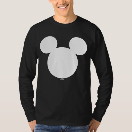 Disney Logo  White Mickey Icon T_Shirt
