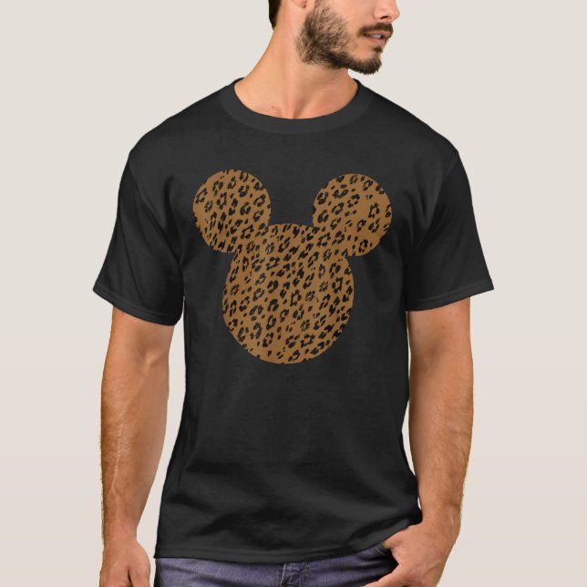 Disney Mickey And Friends Mickey Mouse Cheetah Pri T-Shirt (Front)