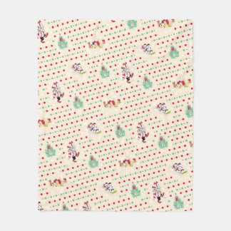 Disney | Mickey & Friends | ClassicHoliday Pattern Fleece Blanket