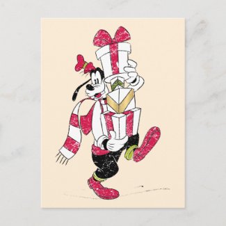 Disney | Mickey & Friends | ClassicHoliday Pattern Holiday Postcard