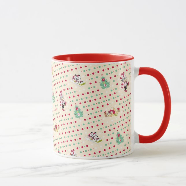Disney | Mickey & Friends | ClassicHoliday Pattern Mug (Right)