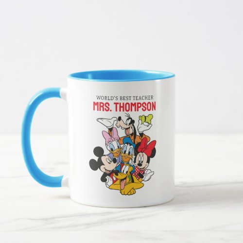 Disney  Mickey  Friends _ Custom Teacher Mug