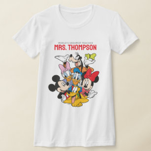 Disney   Mickey & Friends - Custom Teacher T-Shirt