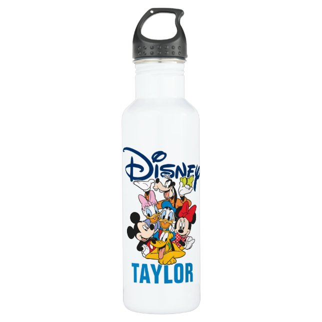 Disney | Mickey & Friends - Family Vacation Stainless Steel Water Bottle (Front)