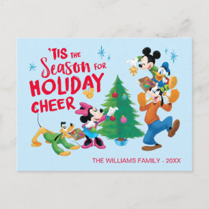 Disney   Mickey & Friends - Holiday Cheer Photo Postcard